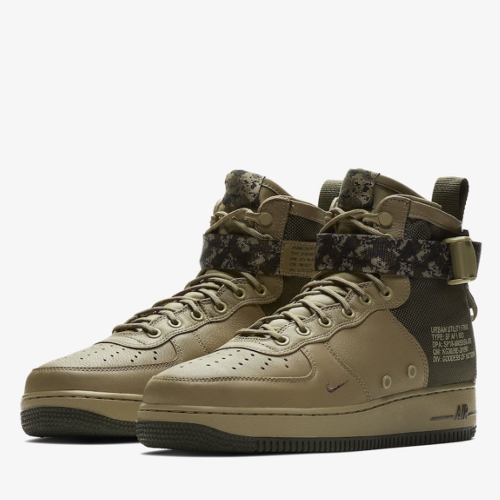 Nike SF AIR FORCE 1 MID Men's Sneakers Boots - Picture 2 of 7